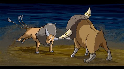Tauros vs. Bouffalant .